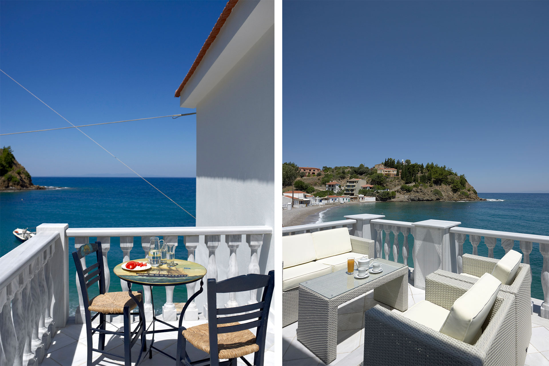 Between sea and sky, summer retreat home in Chios