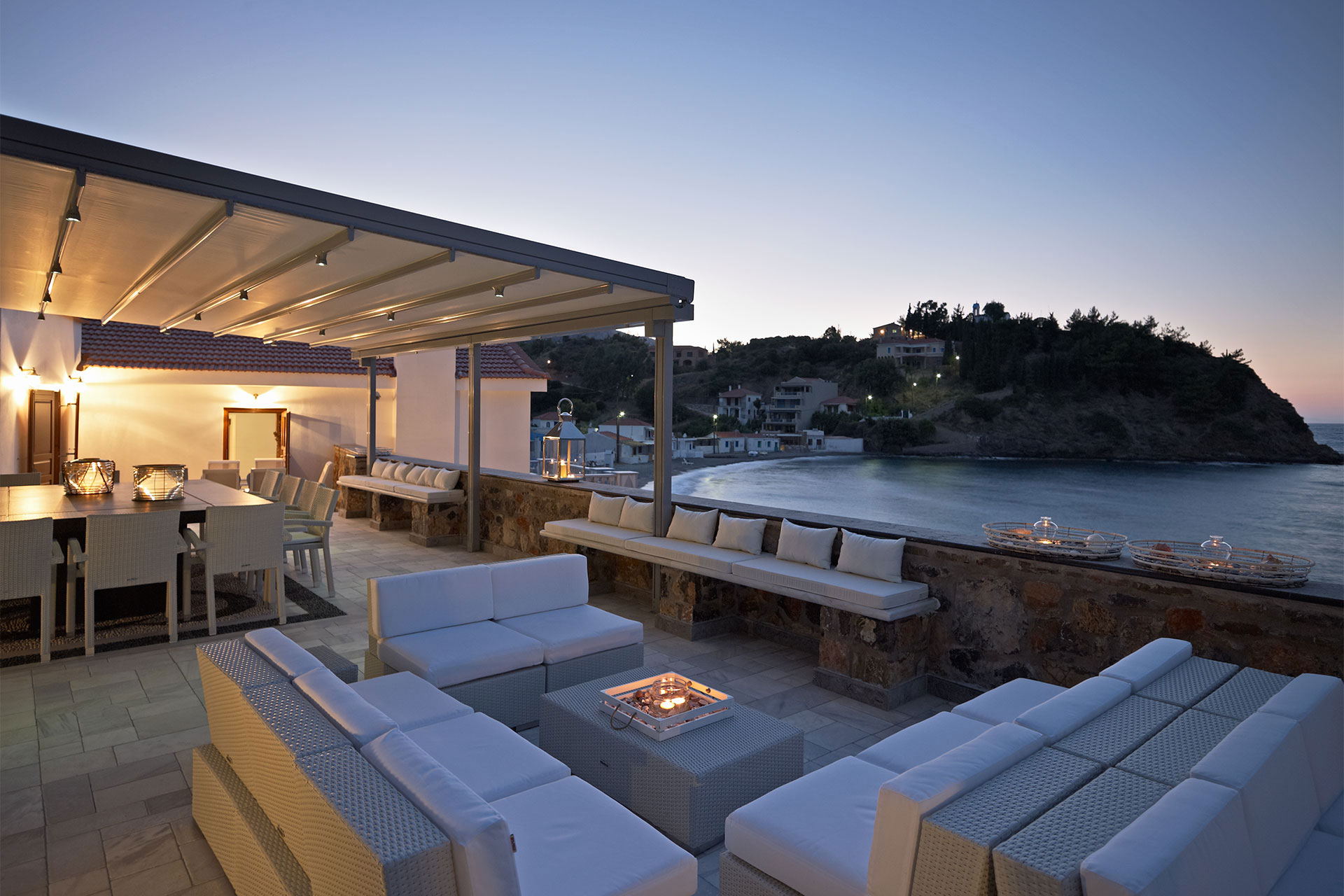 Between sea and sky, summer retreat home in Chios